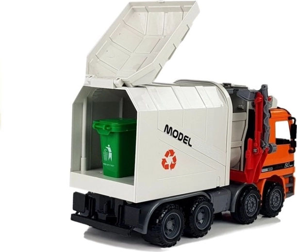 Contenedor abatible y cubo de basura