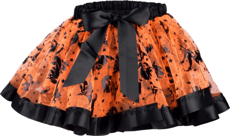 Falda tutú con estampados de Halloween