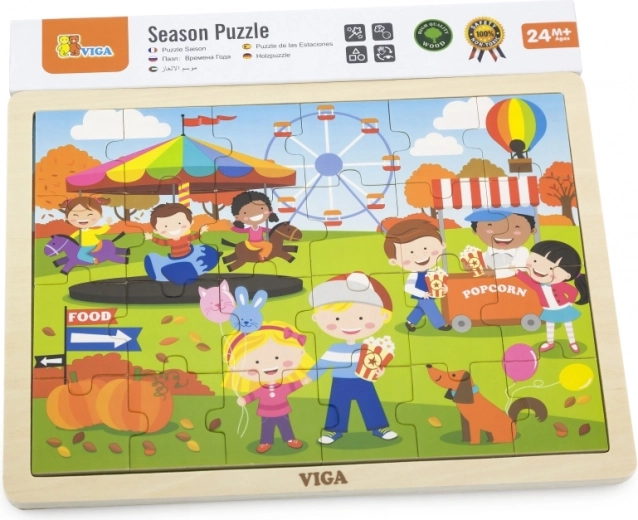 Resistente diseño de madera para manos pequeñas