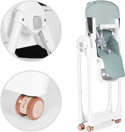 Estructura plegable y ruedas seguras