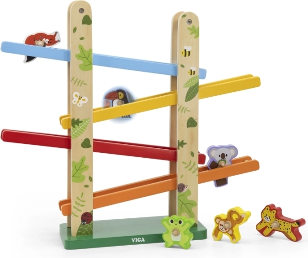 Pista de juego divertida y colorida