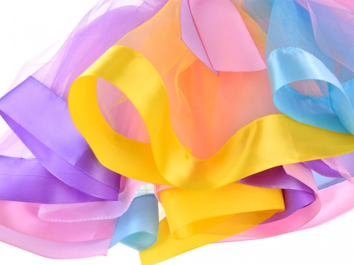 Falda tutú colorida