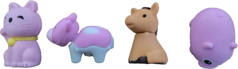 Animales en tonos pastel para un estilo suave