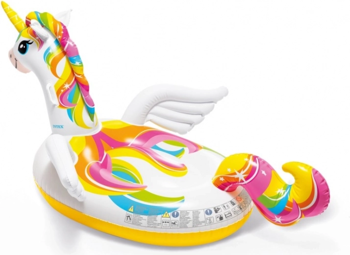 Motivo único de unicornio arcoíris