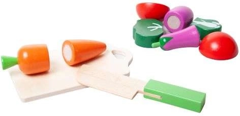 Corte con velcro, cuchillo y tabla