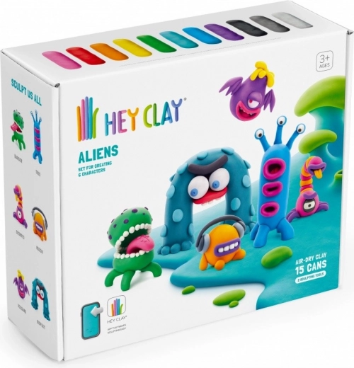 15 colores de plastilina ligera de secado al aire