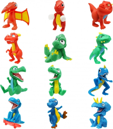 12 variantes coloridas para coleccionar e intercambiar