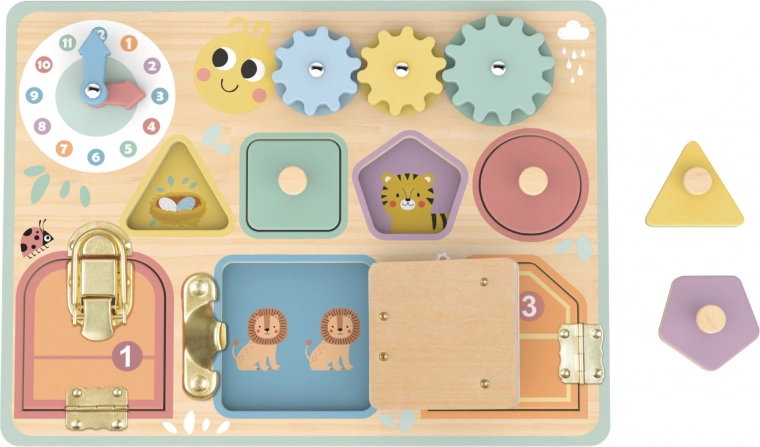 Cerraduras variadas e imágenes de animales