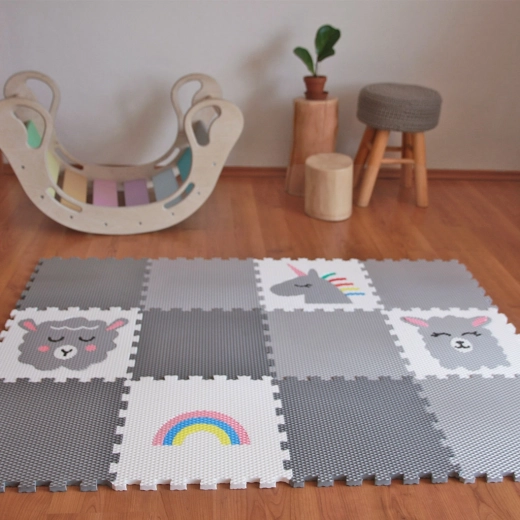 Superficie suave y segura para jugar