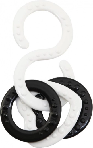 Aros y ganchos texturizados para fijar y jugar