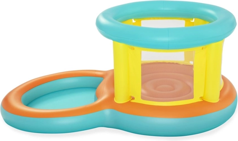 2 en 1: cama elástica y diversión acuática