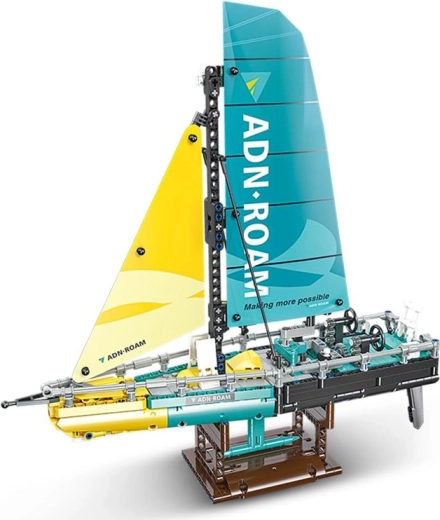 Diseño realista del yate de carreras