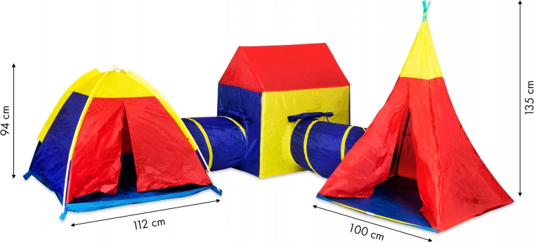 Parque de juegos 5 en 1 flexible para la imaginación