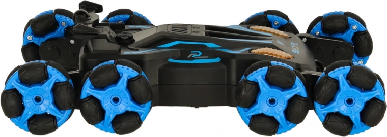 Conducción omnidireccional y 8 ruedas para la máxima maniobrabilidad