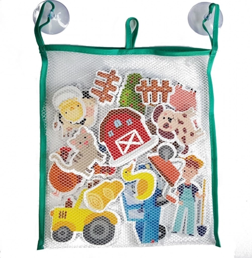 Bolsa de malla con ventosas