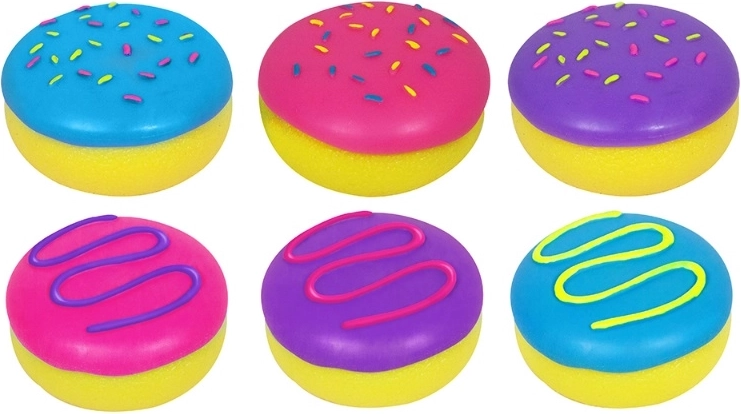 Colores alegres y diseño de donut