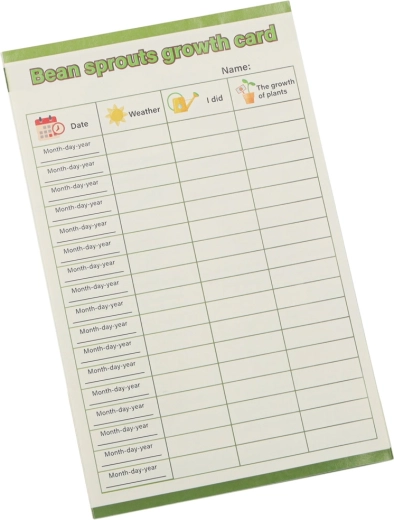 Cultivo y diario de crecimiento