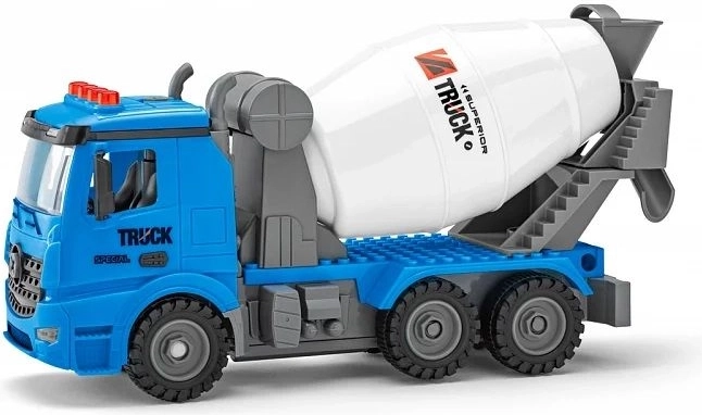 Tambor giratorio como en una hormigonera real