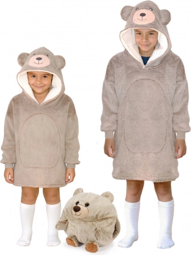 Práctico bolsillo delantero para calentar las manos