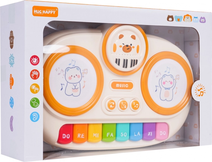 Tamborcitos luminosos táctiles para aprender el ritmo