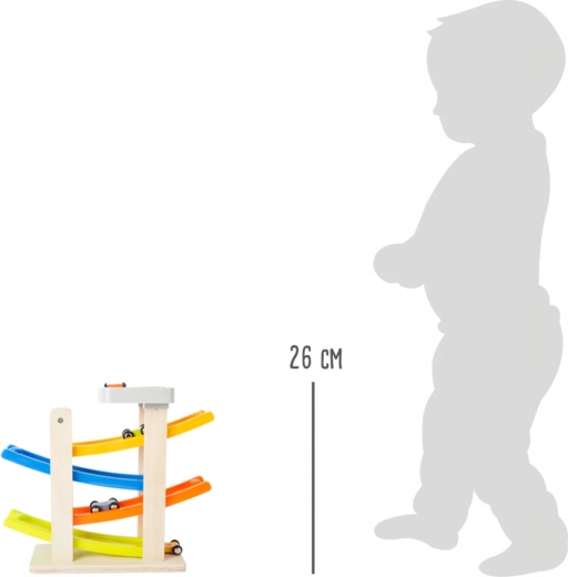 Pista divertida y colorida