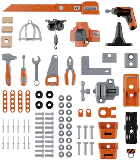 80 piezas de accesorios y 7 herramientas