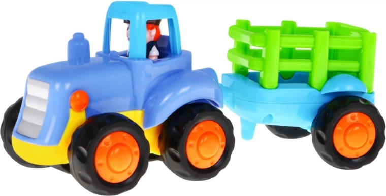 Tractor con remolque para transportar carga