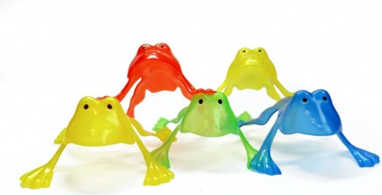 Ranas de colores para aún más diversión