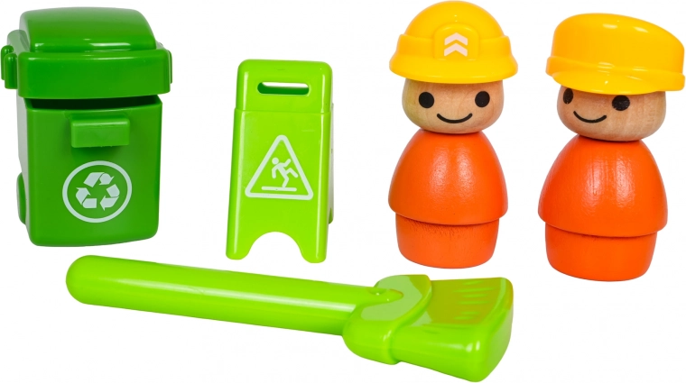 Completo set de accesorios y figuras