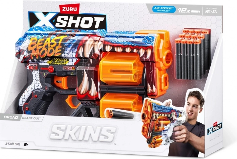 Alcance de hasta 27 m y dardos precisos