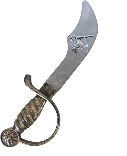 Espada pirata realista para un juego seguro