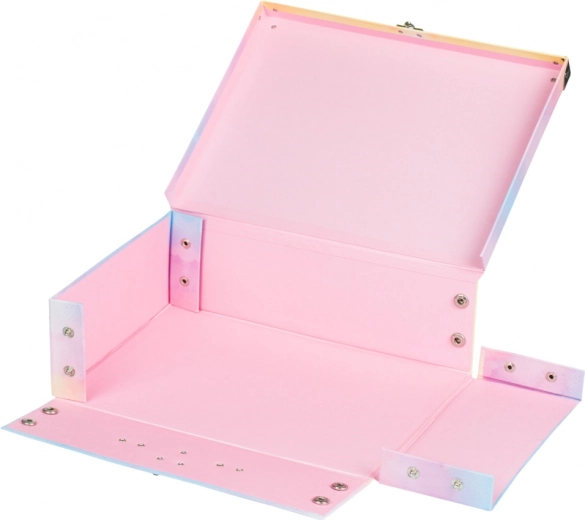 Estructura plegable con broches
