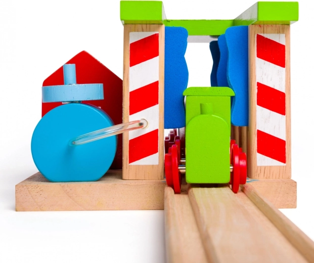 Compatible con la mayoría de vías de tren de madera