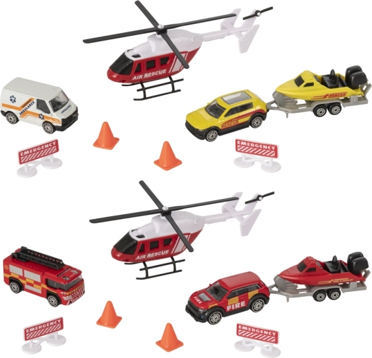 Helicóptero de metal fundido a presión con detalles realistas