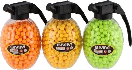 Bote con forma de granada con estilo