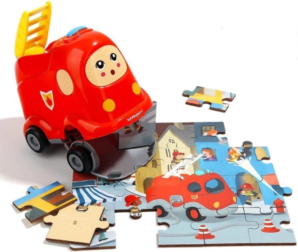 Puzzle y cochecito en uno
