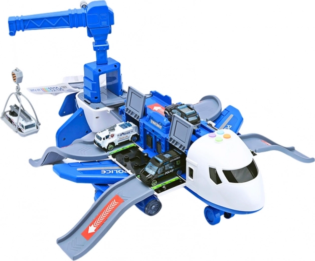 2 en 1: avión y estación policial móvil