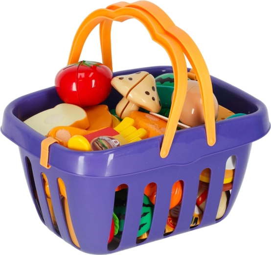 Todo bien organizado en la cesta