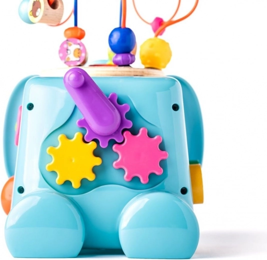 Elementos giratorios y deslizantes para la exploración sensorial