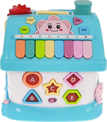 Techo musical con piano y teléfono