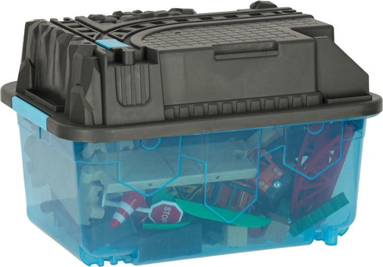 Caja de almacenamiento como parte de la vía