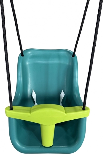 Asiento seguro con barrera en T y cinturón