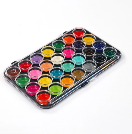 Estuche compacto con pincel: pinte en cualquier lugar