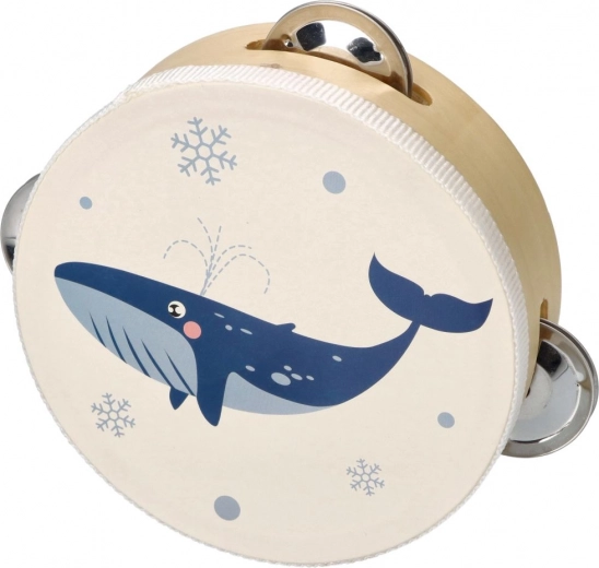 Diseño lúdico con ballena que los niños adoran