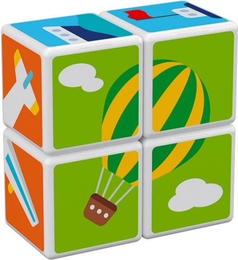 Imanes en todos los lados para una construcción fácil