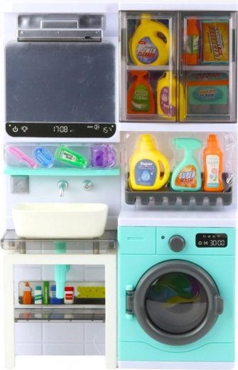 Lavadora realista con luces y sonidos