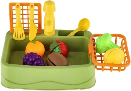 Frutas para cortar y abundantes accesorios