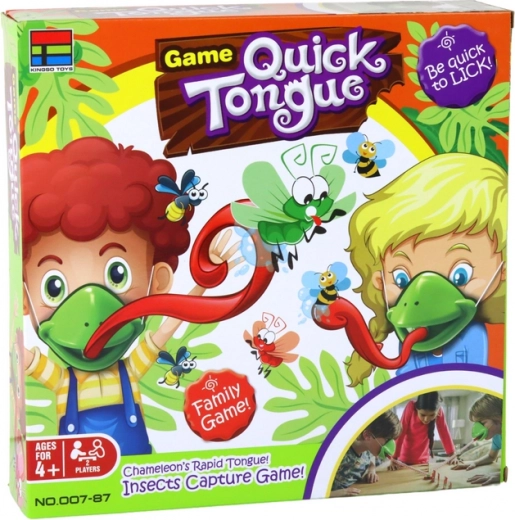 Máscaras de camaleón con “lengua rápida”