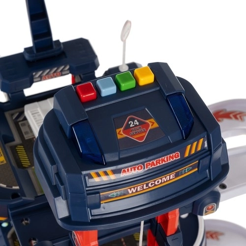 Ascensor interactivo con efectos de luz y sonido