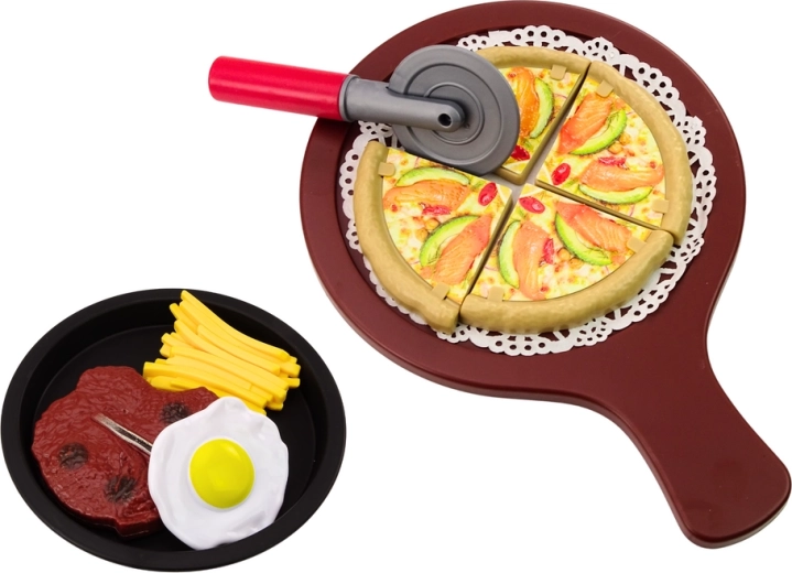 Pizza realista para cortar